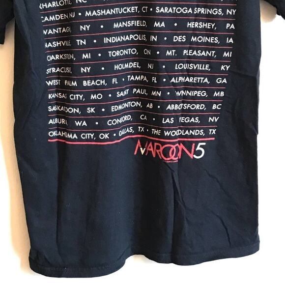 Gildan S SoftStyle cotton Maroon 5 short sleeve t-shirt black - Picture 7 of 7